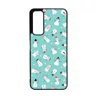 Cuki hóember mintás - Téli mintás Huawei P Smart (2021) tok