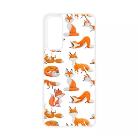 Rajzolt Róka mintás Huawei P Smart (2021) tok