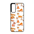 Rajzolt Róka mintás Huawei P Smart (2021) tok