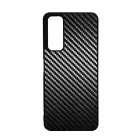 Ezüst karbon fiber mintás Huawei P Smart (2021) tok