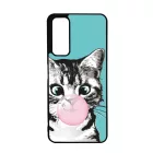 Bubble Cat - cica mintás Huawei P Smart (2021) tok