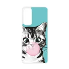 Bubble Cat - cica mintás Huawei P Smart (2021) tok