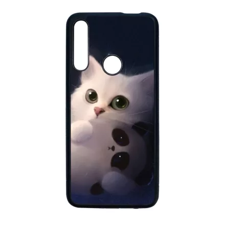 cica cicás macska macskás panda pandás Huawei P Smart Z fekete tok