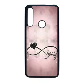 csajos lila infinity infinitis végtelen Huawei P Smart Z fekete tok