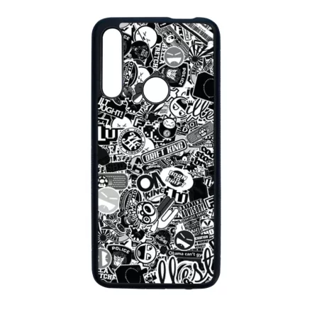 stickerbomb matricabomba Huawei P Smart Z fekete tok
