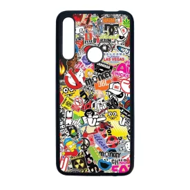 stickerbomb matricabomba Huawei P Smart Z fekete tok