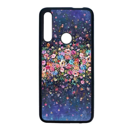 virágos tavaszi art Huawei P Smart Z fekete tok