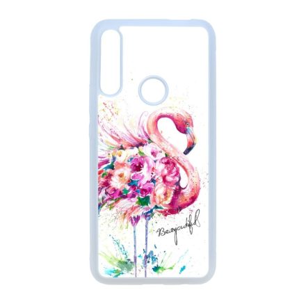 Álomszép Flamingo tropical summer nyári Huawei P Smart Z átlátszó tok
