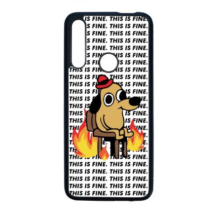 This is fine DOG kutyas meme Huawei P Smart Z tok