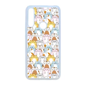 Tündéri Kawaii cica mintás Huawei P Smart Z tok