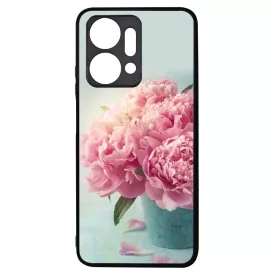 virágos tavaszi vintage rózsaszín rózsás Honor X7a tok