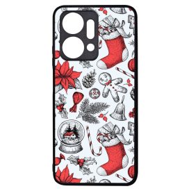 téli karácsonyi mintás textúra Honor X7a tok