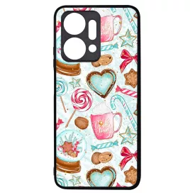 téli karácsonyi csajos mintás Honor X7a tok