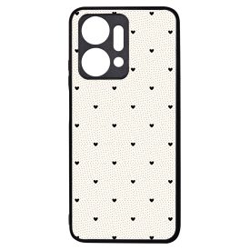 Elegáns szívecskés - CREAM - szives csajos Honor X7a tok