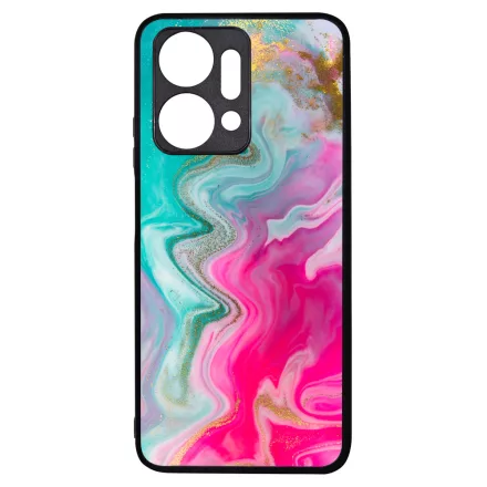 Pink gold Mixed Inks arany mintas marvanyos Honor X7a tok