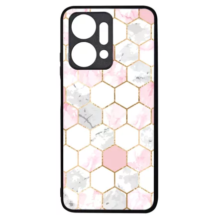 Geometric Rose Gold marvanyos marvany mintas Honor X7a tok