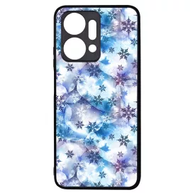 Téli Szépséges Hópihe mintás Honor X7a tok