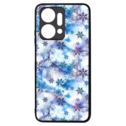 Téli Szépséges Hópihe mintás Honor X7a tok