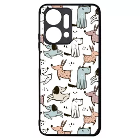 Tündéri rajzolt kutya mintás Honor X7a tok