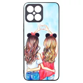 barátnők bff best friends forever legjobb barátnős besties Honor X8 tok