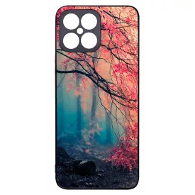 őszi erdős falevél természet Honor X8 tok