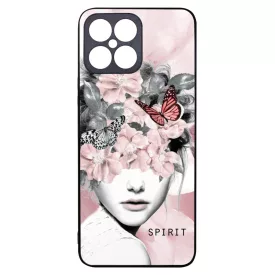 Spirit woman art tavaszi viragos Honor X8 tok