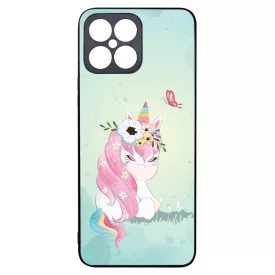 Édes unikornis és a Pillangó unicorn egyszarvú Honor X8 tok