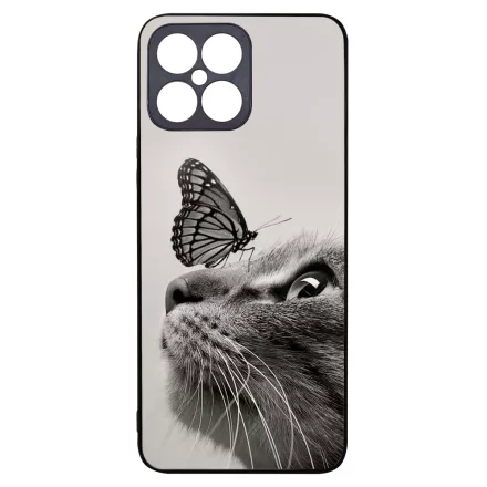 Cica és Pillangó - macskás Honor X8 tok