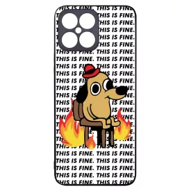 This is fine DOG kutyas meme Honor X8 tok