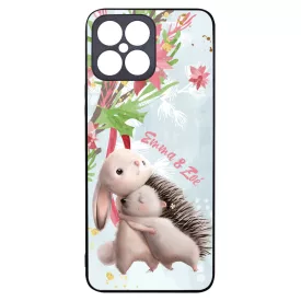 Nyuszi és Süni - Téli mintás Honor X8 tok