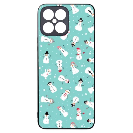 Cuki hóember mintás - Téli mintás Honor X8 tok