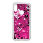 pillangó pillangós lepke lepkés Huawei Y6 2019 fekete tok