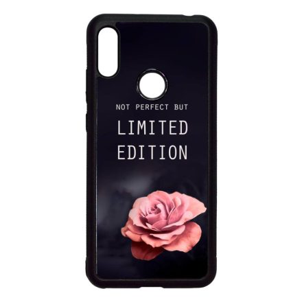 i am Not Perfect But Limited edition viragos rose rozsas Huawei Y6 2019 fekete tok
