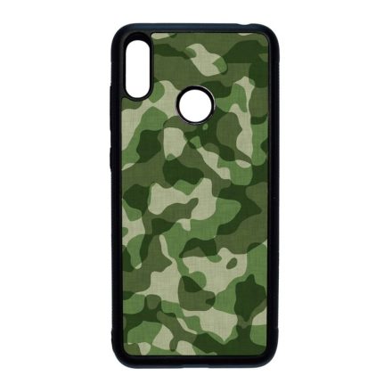 terepszin camouflage kamuflázs Huawei Y7 2019 fekete tok