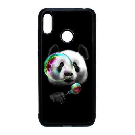 panda pandás Huawei Y7 2019 fekete tok