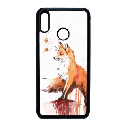 róka rókás fox Huawei Y7 2019 átlátszó tok
