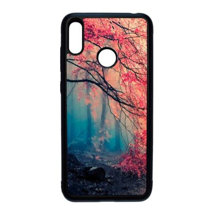 őszi erdős falevél természet Huawei Y7 2019 fekete tok