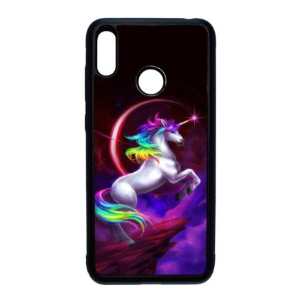 unicorn unikornis fantasy csajos Huawei Y7 2019 fekete tok