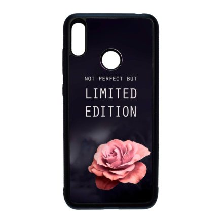 i am Not Perfect But Limited edition viragos rose rozsas Huawei Y7 2019 fekete tok