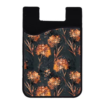 Csodas rozsdaarany viragos Hello osz Hatlapi Kartyatarto mobiltelefonhoz