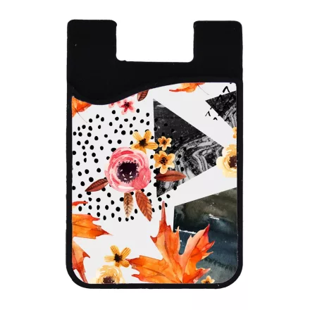 Geometric Autumn Hello osz Hatlapi Kartyatarto mobiltelefonhoz