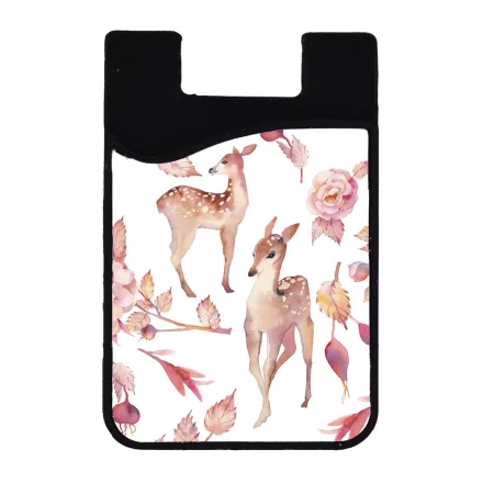 Gyonyoruseges szarvas mintas Hello osz Hatlapi Kartyatarto mobiltelefonhoz