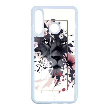 Gyönyörű oroszlán ajándék nőknek valentin napra Huawei fehér tok