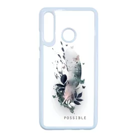 Possible - minden lehetséges - tollas ajándék nőknek valentin napra Huawei fehér tok