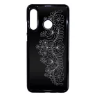 Elegant Matyó - Black magyar mintás hungarian folk Huawei fekete tok