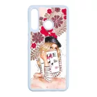 Matyó & Fashion Girl magyar mintás hungarian folk Huawei fehér tok