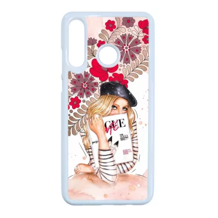 Matyó & Fashion Girl magyar mintás hungarian folk Huawei fehér tok