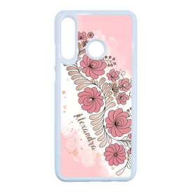 Kérd a neveddel - RoseGold Matyó magyar mintás hungarian folk Huawei fehér tok