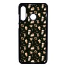 Coffee & Café kávés őszi Huawei fekete tok