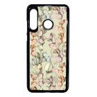 Vintage Ősz virág mintás Huawei fehér tok